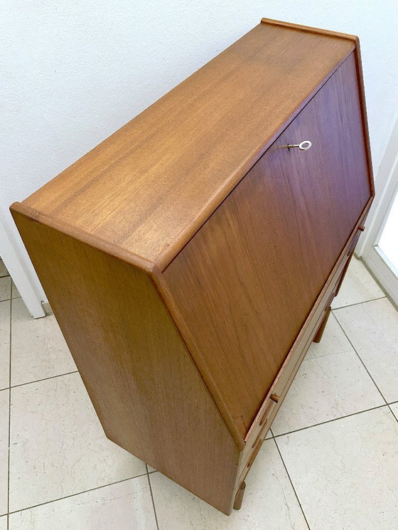 Image 1 of Vintage Deense secretaire Bernhard Pedersen & Zoon