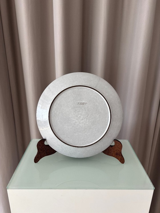 Set di 4 piatti fondi vintage in gres Ceramano Germania | Metà secolo – Stoviglie, Ceramic (photo 7 of 10)