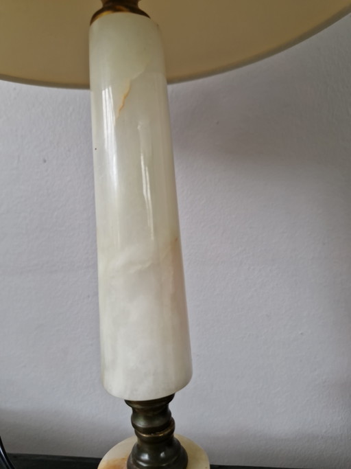 Onyx lamp – tafellampen, Metal, Stone (photo 2 of 7)