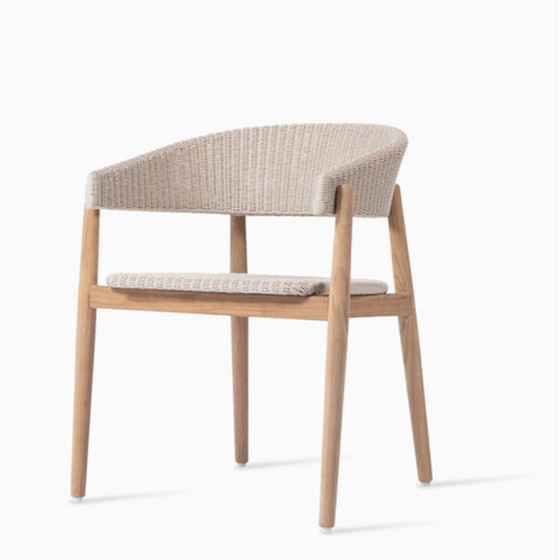 Image 1 of Vincent Sheppard garden table with garden chair (set of 6)