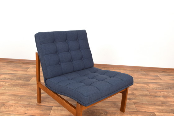 Image 1 of Mid Century Teak "Moduline" Modulaire Sofa van Ole Gjerløv-Knudsen & Torben Lind voor France & Søn, 1960S