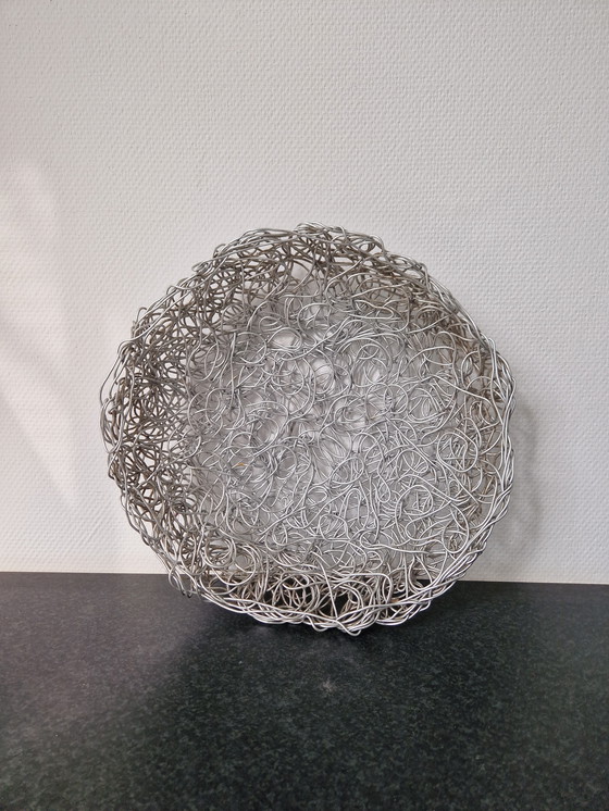 Image 1 of Vintage Alessi Nuvem XL wire schaal Fratelli Campana design