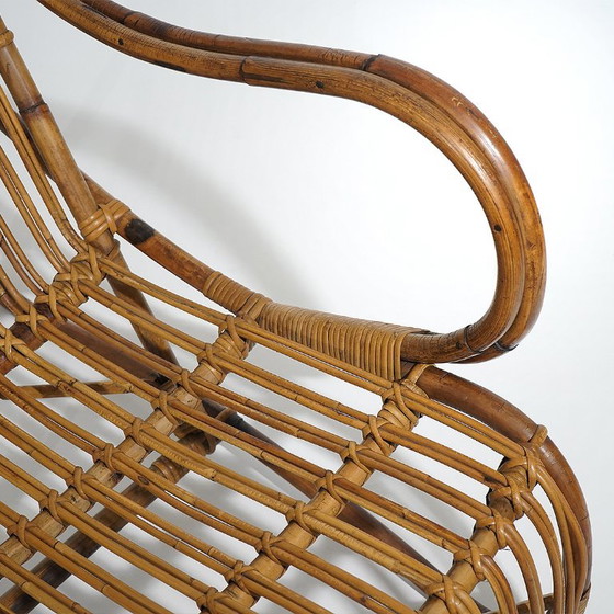 Rattan Sessel, 1950er Jahre (photo 9 of 12)