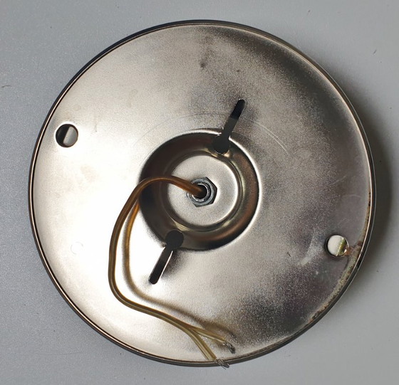 Image 1 of Lámpara de techo Art Déco con cristal tallado.
