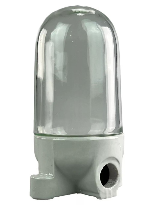 50s 60s lamp lamp wall lamp cellar lamp ceramic glass Bauhaus design
