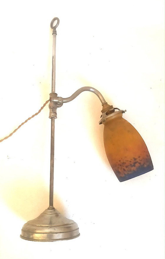 Image 1 of Muller Art Deco Height Adjustable Table Lamp, 53 cm