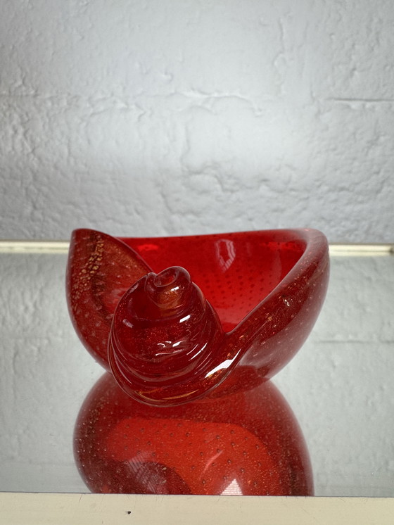 Image 1 of Murano Sommerso pocket emptier from the 70s