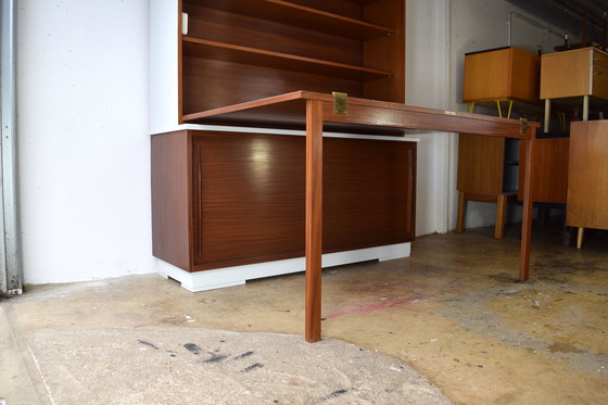 Image 1 of 1960s Bureau Vintage Drawing Table Desk Schreibtisch