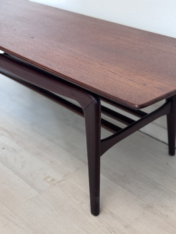 Image 1 of Table basse vintage Louis van Teeffelen, 1960, teck