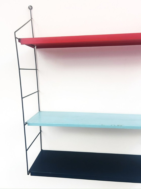 Image 1 of Vintage driekleurige wandplank