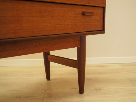 Image 1 of Teak highboard, Danish design, 1960s, made in Denmark