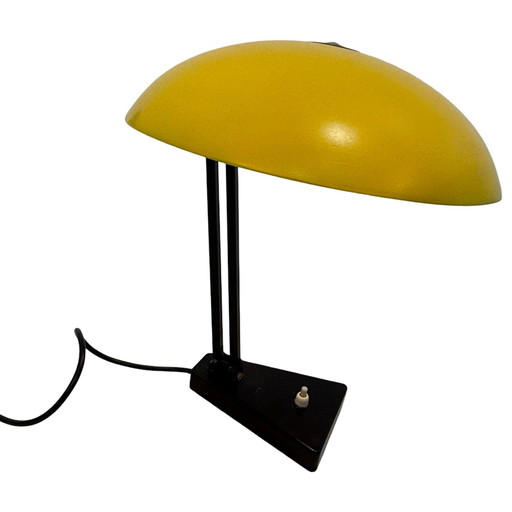 Hala Zeist- Desk lamp model 145 - Black base and yellow shade