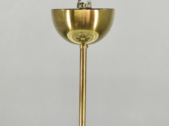 Image 1 of Josef Hurka Art Deco UFO-kroonluchter, Tsjechoslowakije, jaren 1930