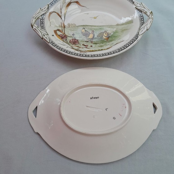Antique Victorian Sauce Boat Set (4 Pieces). Brown-Westhead, Moore&Co. – Crockery, Ceramic (photo 7 of 13)