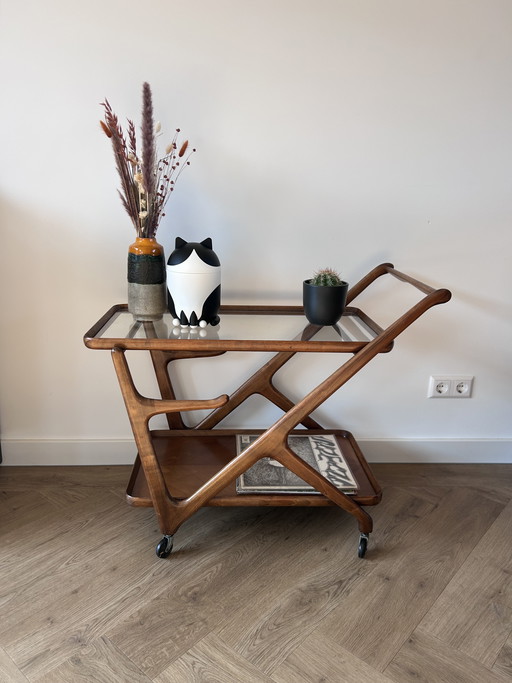 Midcentury serveerwagen De Ster Geldermalsen