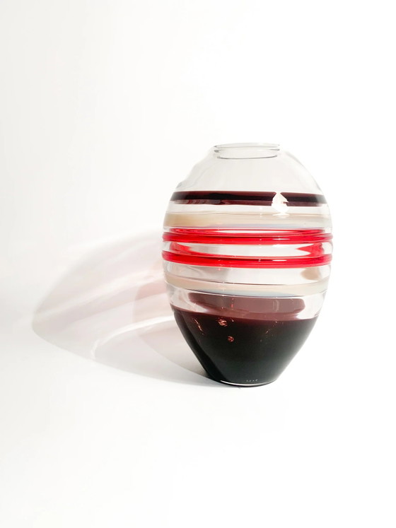 Vaso in vetro di Murano Carlo Moretti, Modello Reina, 2008 – Moretti (Carlo), Vasi, Design (photo 12 of 14)