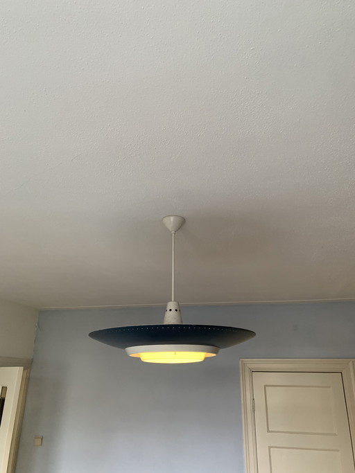 Vintage 1950s UFO pendant lamp for Philips