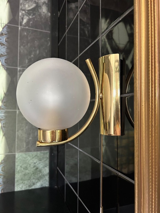 Image 1 of Lampade da parete in stile Hollywood Regency