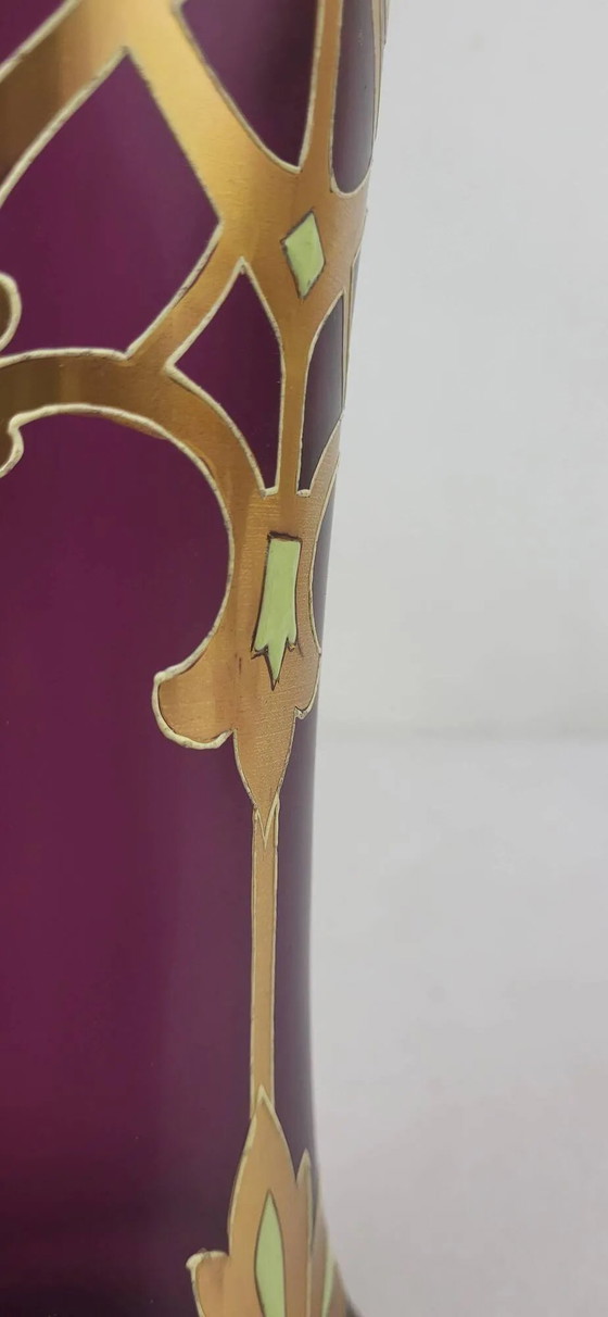 Vaso in vetro smaltato, anni '30 – Vasi, Crystal, Glass, Art Deco (photo 6 of 10)