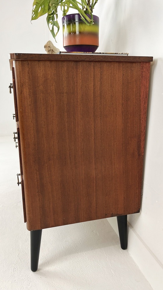 Image 1 of Zweeds vintage teak fineren ladekast 