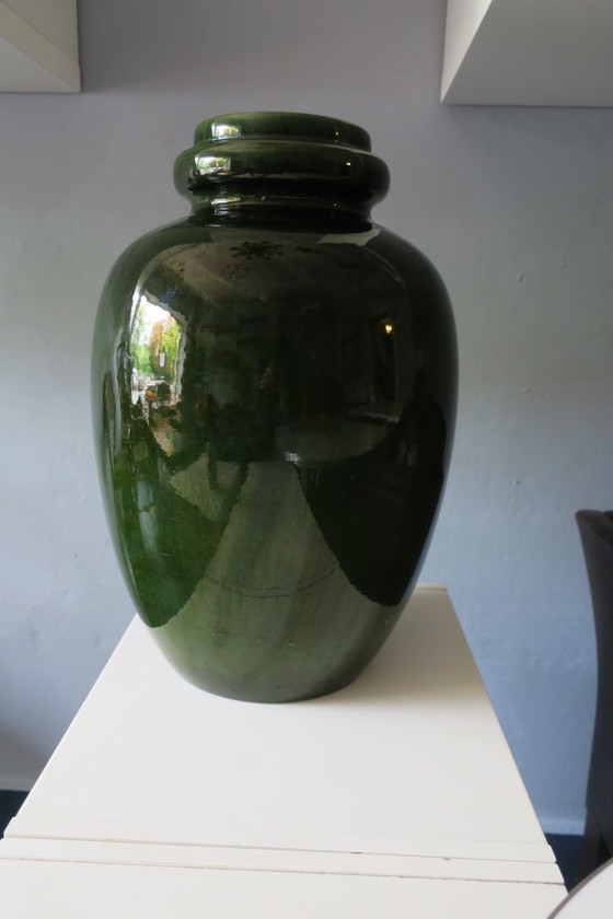 Image 1 of Brutalist Large Mid Century Ceramic Floor Vase, 1960s