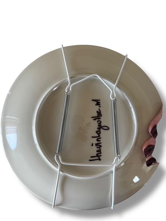 Image 1 of Questa decorazione murale vintage è composta da 2 piatti.