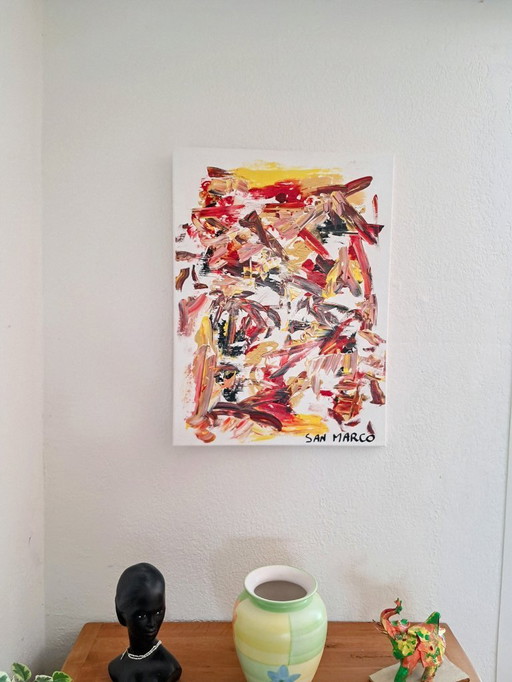 Enzo SAN MARCO - Artifice - Artist's painting