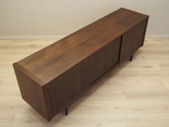 Image 1 of Buffet en chêne, design danois, années 1970, fabriqué par Skovby Møbelfabrik