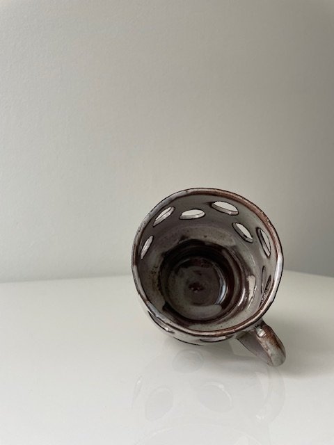 Image 1 of Vintage ceramic candle holder by Henk Potters - playful and sculptural design