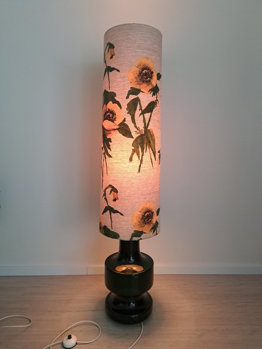 Vintage Doria vloerlamp - Mid Century - Charme met florale elegantie