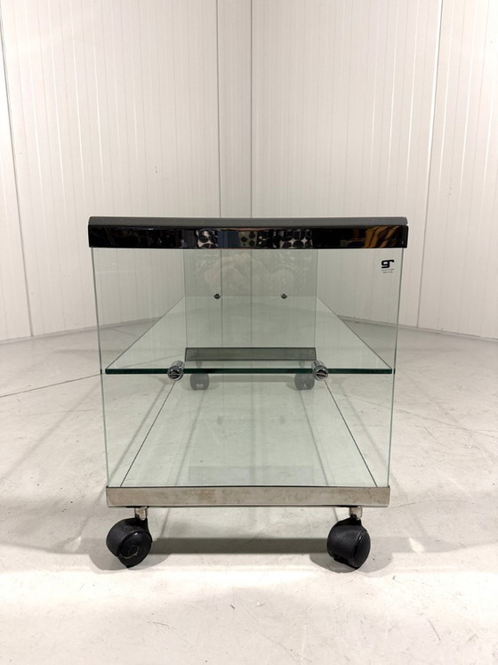 Image 1 of Mueble para equipos de audio, mueble para TV y mesa auxiliar de Gallotti&Radice, Tris 1971.