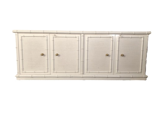 Vintage Faux Bamboo, Jonathan Adler Sideboard