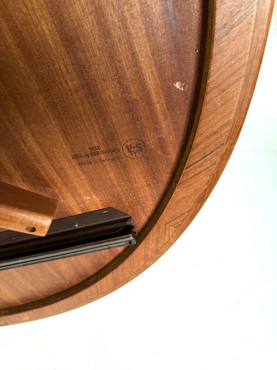 Vintage Extendable Danish Dining Table, Velje Møbelfabrik '60 – Velje Stolefabrik, Wood, Metal (photo 11 of 15)