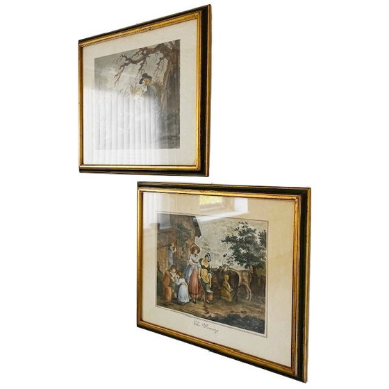 Image 1 of Set di stampe vintage di dipinti di campagna Thomas Simpson
