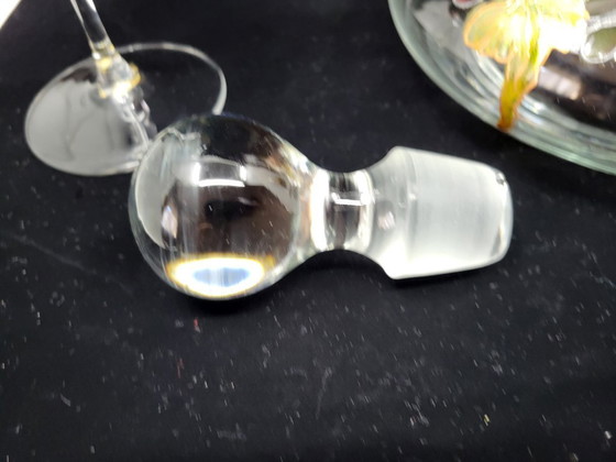 Image 1 of Weinservice Cristal d'Arques Frankreich handbemalt set of 3