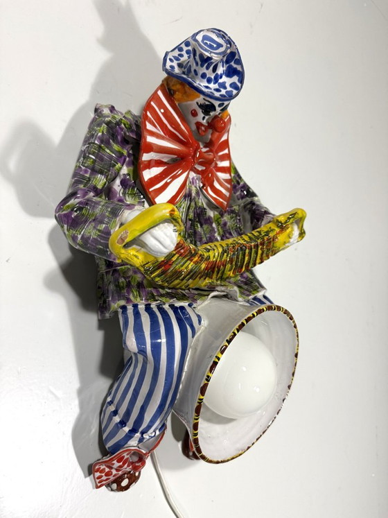 Applique in ceramica italiana Clown Anni '50 (photo 9 of 23)