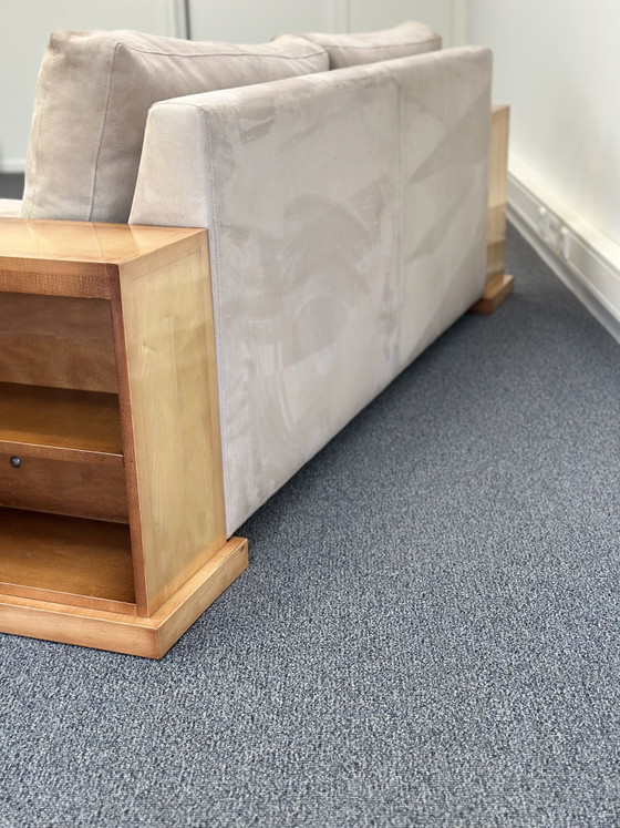 Hugues Chevalier “Dominique” Bank – Art Deco Sycamore Wood, Parijs – 2 zitsbanken (photo 5 of 10)