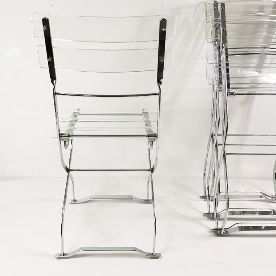 Image 1 of Set di sedie pieghevoli di design, Maison & Jardin Paris, anni '70