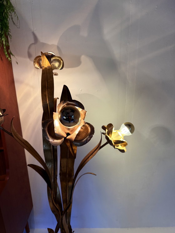Image 1 of Vintage Hollywood Regency floor lamp, Hans Kögl '70