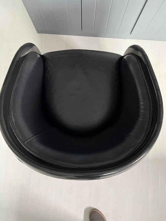 Image 1 of 4x Bennekom Design Leder Esszimmerstühle