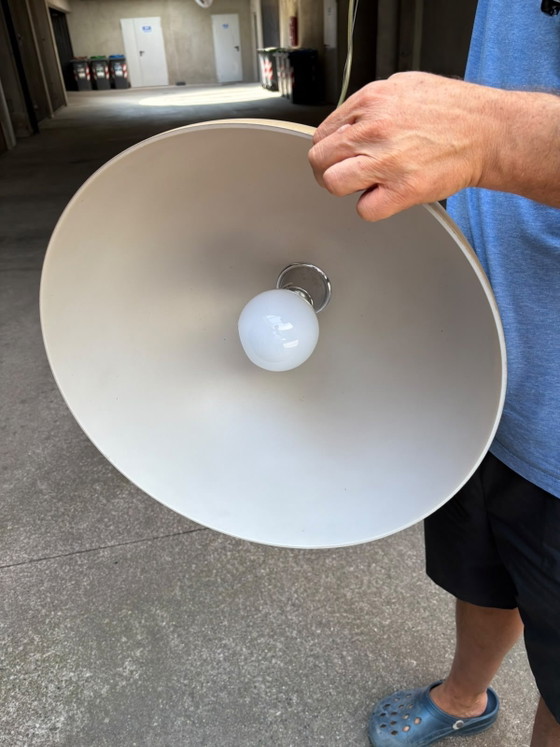 Vintage Italian Glass Pendant Lamp 1970s Mid Century Modern Space Age Ceiling Light – Lampade a sospensione (photo 7 of 10)