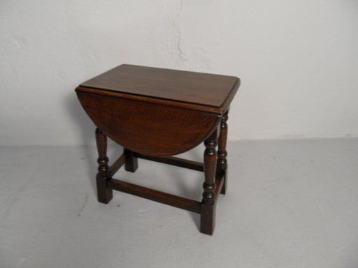 Vintage oak side table