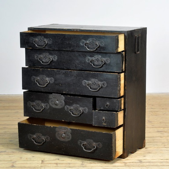 Japanische Tansu Kommoden, circa 1870 – Iron, Wood (photo 4 of 13)