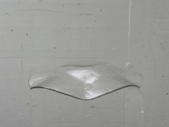 Image 1 of Glasi Hergiswil Glasschale Mit Wellenrand, Schweiz, 1960er Jahre