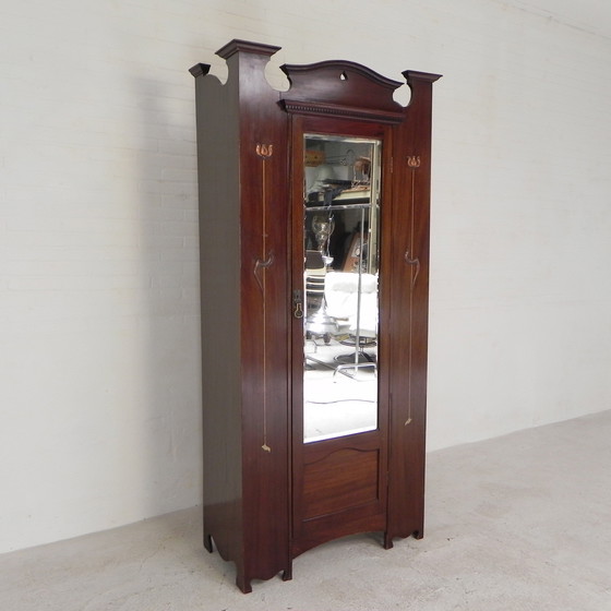 Image 1 of Art Nouveau Wardrobe, Hanging Wardrobe