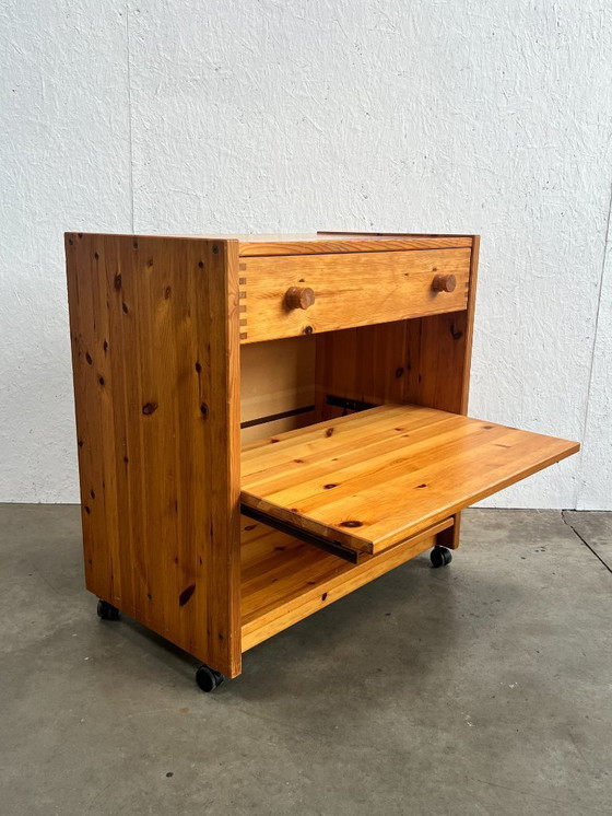 Image 1 of Vintage Audio Furniture, Cabinet, Pin, Pull-out Leaf, 1970's / 1980's