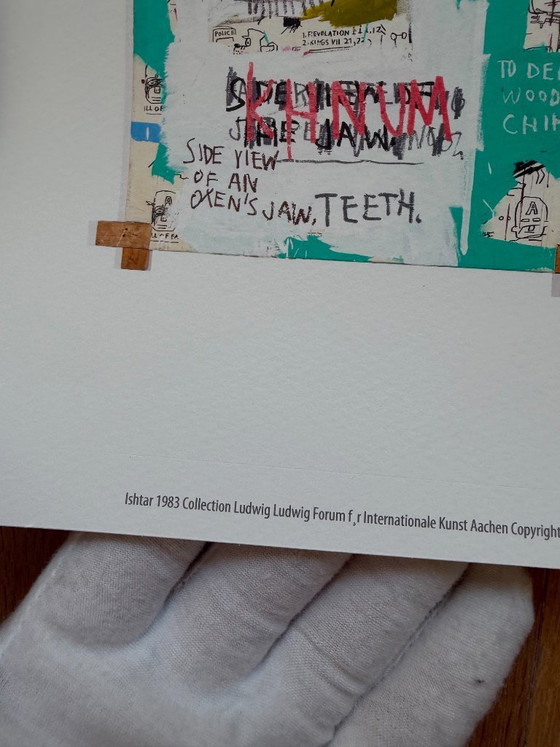 Image 1 of Jean-Michel Basquiat (1960–1988), Ishtar 1983, Gedruckt in Großbritannien. Lizenziert von Artestar New York.