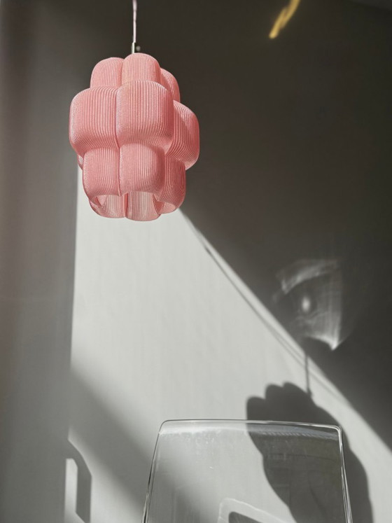 Image 1 of Petulia L "Pink Taffy" ByLucop - Organic Sculptural Pendant Lamp - Artisan 3D Printed Design