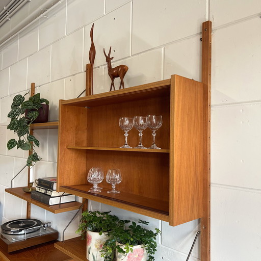 Vintage wandmeubel •Preben Sørensen / PS System•