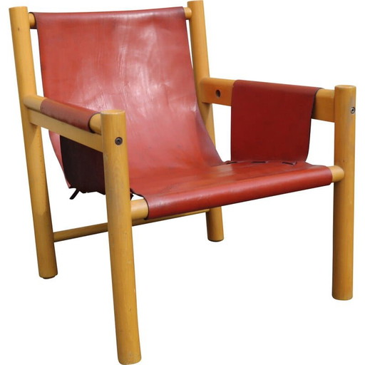 Poltrona vintage italiana di Ibisco, 1970